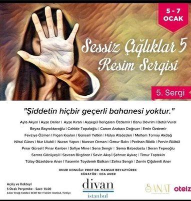 “Sessiz Çığlıklar - 5” Resim Sergisi İstanbul Divan Otel’de Açıldı…